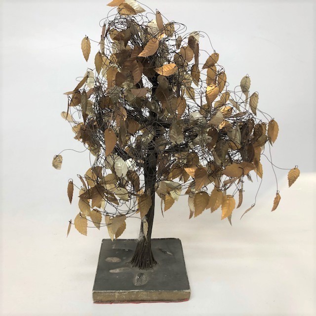 DECOR, Tree w Gold Leaves 30cm H